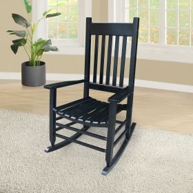 wooden porch rocker chair Black, without mat