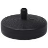 Umbrella Base Black HDPE Plastic Medium Durable Umbrella Base