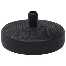 Umbrella Base Black HDPE Plastic Medium Durable Umbrella Base
