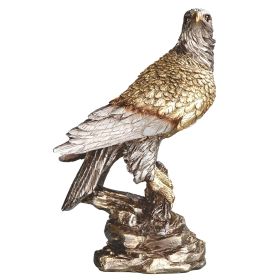 11"H Eagle on Rocks Figurine Home Decor Gift