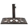 Umbrella Base Bronze Cast iron Medium Umbrella Base Square