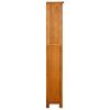 Bookcase Natural Oak Solid oak wood, oak veneered MDF Medium
