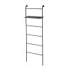 Towel Stand Ladder, Matte Black