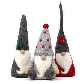 Handcrafted Felt Holiday Winter Gnomes