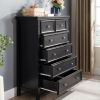 Modern 6 Drawers Dresser 6 Drawers Cabinet,Chest of Drawers Closet Organizers and Storage Clothes Storage Drawers Cabinet for Living Room
